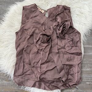 Marni Ruffle Rayon Top